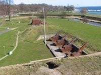 Haubits-batterierne Charlottenlund Fort Foto: Slots-og Kulturstyrelsen