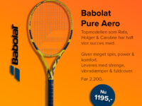 Spar op til 50% på Babolat tennisketchere & padelbats