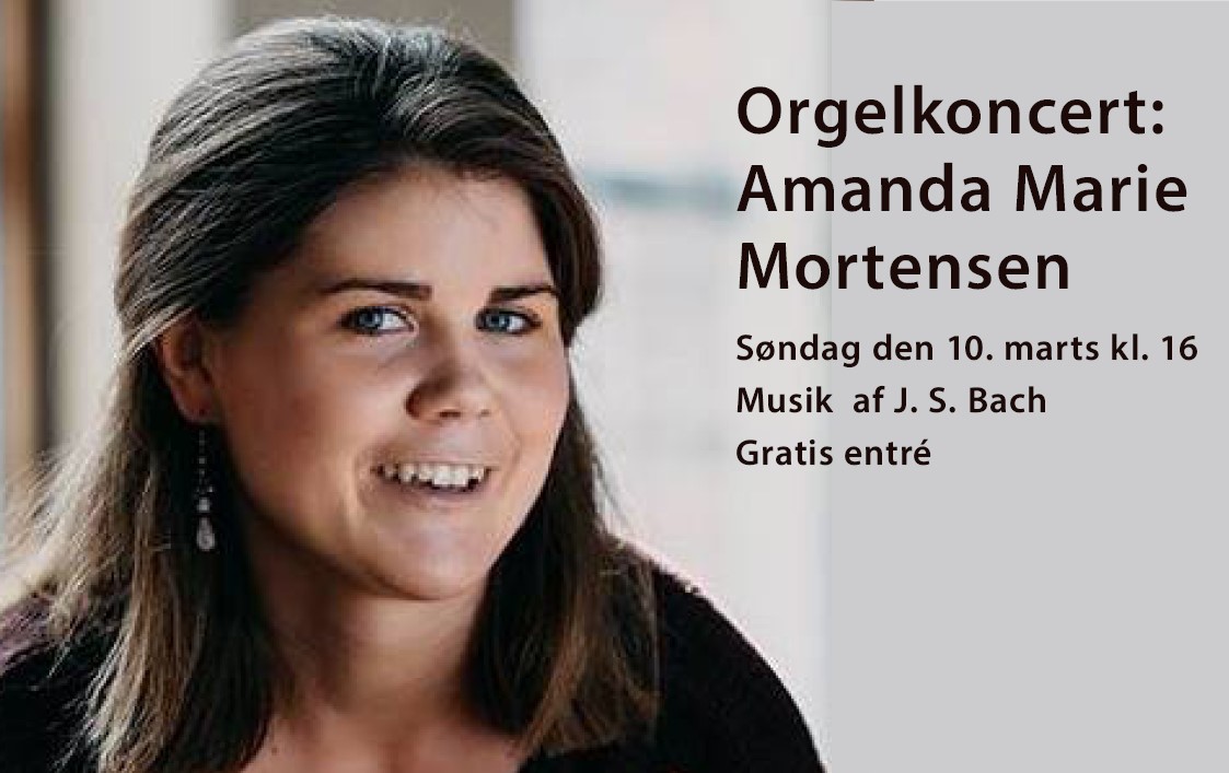 Orgelkoncert med Amanda Marie Mortensen